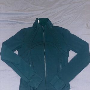 lululemon storm teal define cropped jacket